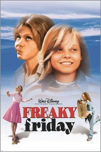 walt disney's FREAKY FRIDAY classic movie poster JODIE FOSTER comedy 20x30
