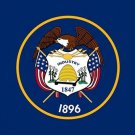 UTAH official state flag poster SYMBOLIC EAGLE FLAGS HISTORIC inique 20x30