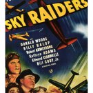 Sky Raiders by Ford Beebe MOVIE POSTER Ray Taylor 1941 20x30 vintage rare