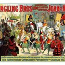 RINGLING BROS TREMENDOUS SPECTACLE Joan Of Arc Circus Poster 1912 20x30