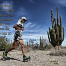 runner dessert terrain BODY IMAGE motivational poster 20x30 SELF DISCOVERY
