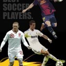 ALL STAR SOCCER POSTER Rooney Ronaldo Messi Football RARE HOT NEW 20x30