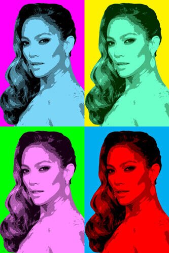 celebrity singer JENNIFER LOPEZ multiple image POP ART poster 20x30 HOT new