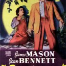 RECKLESS MOVIE POSTER film noir JOAN BENNETT JAMES MASON spooky 20x30