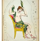from urania's mirror CASSIOPEIA astronomy poster 20x30 vintage 1825