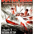 a republic serial MYSTERIOUS DOCTOR SATAN comic book poster RARE ART 20x30