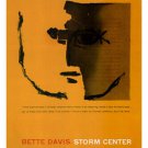 STORM CENTER by Daniel Taradash MOVIE POSTER bette davis 1956 20x30 NEW