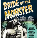 ed wood's BRIDE of the MONSTER movie poster BELA LUGOSI gothic SCARY 20x30 ed wood's BRIDE of the MONSTER movie poster BELA LUGOSI gothic SCARY 20x30