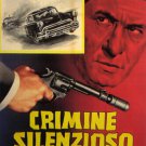 FILM noir "crimine silenzioso" LINE-UP movie poster ELI WALLACH new 20x30