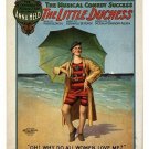 vintage theater poster THE LITTLE DUCHESS the musical comedy success 20x30
