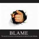 SECRET TO SUCCESS knowing who to BLAME motivational poster 20x30 IRONIC SECRET TO SUCCESS knowing who to BLAME motivational poster 20x30 IRONIC