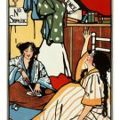 vintage 1909 SADIE WENDELL MITCHELL Wee Sma' Hours FINE ARTS Poster 20x30