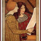 P FRIANT FILS INKS vintage ad poster by PAUL BERTHON FRANCE 1902 20x30 hot