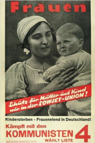 interwar communist vintage ad poster GERMAN COLLECTORS POLITICAL 20x30 #4