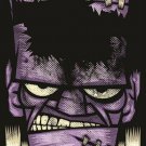 FRANKENSTEIN DESIGN art poster PUNK COLORFUL kid friendly COLLECTORS 20x30