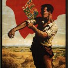 CANADA VINTAGE AD POSTER 1920 20x30 MUSCLE CLASSIC PATRIOTIC  VERY RARE