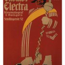 THEATER ELEKTRA vintage poster J BAPTIST MAIER Germany 1907 20x30 HOT new