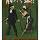 ALCAZAR RAFFLES DANCE vintage ad poster LA REVUE dramatic 20x30 FRENCH