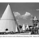 Indian Teepee Cabins For Tourists MARION POST WOLCOTT ARTS POSTER 1940 20x30