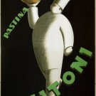BUITONI gluten noodles Vintage Ad poster Federico Seneca Italy 1928 20x30 hot