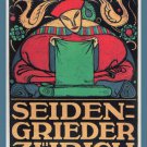 SEIDENGRIEDER ZURICH VINTAGE AD POSTER BAUMBERGER SWITZERLAND 1913 20x30 NEW