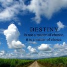 DESTINY CLOUDS motivational poster 20x30 BLUE SKIES dirt road CHOICE QUOTE DESTINY CLOUDS motivational poster 20x30 BLUE SKIES dirt road CHOICE QUOTE