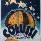 COLUSSI BISCUITS VINTAGE AD POSTER GIORGIO MUGGIANI ITALY 1913 20x30 NEW
