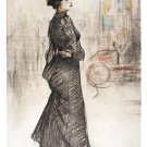 PEL & PLOMA ramon casas 1903 VINTAGE ART POSTER 20x30 spanish refined 20x30