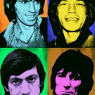 THE ROLLING STONES Celebrity Band Wild POP ART POSTER Multiple Images 20x30