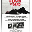 the DON is DEAD movie poster ANTHONY QUINN murder MAYHEM historic 20x30