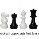 chess pieces from eurochess MOTIVATIONAL POSTER 20x30 RESPECT BUT FEAR NONE