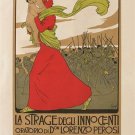 frank laskoff LA STRAGE INNOCENTI vintage ad poster MOTHER & CHILD 20x30 new