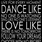 REACH FOR THE STARS inspirational POSTER 20x30 dream dance love GOOD advice