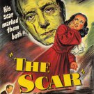 THE SCAR film noir movie poster "his scar marked them both" spooky 20x30
