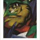 THE TIGER franz marc VINTAGE PAINTING art poster ANIMAL cubism modern 20x30