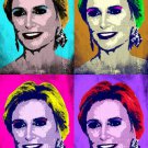 JANE LYNCH celebrity actress MULTIPLE IMAGE pop art poster 20x30 UNIQUE!!!