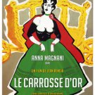 JEAN RENOIR'S LE CARROSSE D'OR movie poster FRENCH anna MAGNANI new 20x30