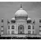 THE TAJ MAHAL agra, india BLACK AND WHITE photography poster HISTORIC 20x30