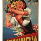 19th Battle of Flowers Ventimiglia Poster by Romoli Italy 1957 20x30 Sexy 19th Battle of Flowers Ventimiglia Poster by Romoli Italy 1957 20x30 Sexy
