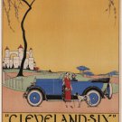 CLEVELAND SIX wout schram NETHERLANDS 1925-1926 VINTAGE ad poster 20x30 new