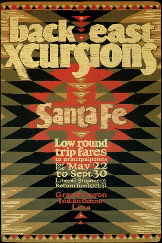 Back East Xcursions Vintage Ad Poster Sam Hyde Harris US 1924 20x30 Prized