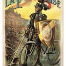 La Française BICYCLE TIRE COMPANY Vintage AD Poster FRANCE 20x30 HOT