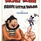Walt Disney's Mickey Mouse Brave little MOVIE POSTER 1938 20x30 CARTOON