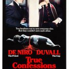 Robert de Niro Robert Duvall TRUE CONFESSIONS Movie Poster Cop Priest 20x30
