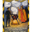 VINTAGE TRAVEL POSTER London England turn of CENTURY rare hot NEW 20x30