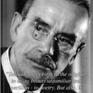 inspirational quote poster THOMAS MANN novelist poet GERMAN 20x30 rare NEW