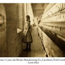 LEWIS HINE girl spinner 11 YEARS OLD vintage ARTS POSTER 20x30 photo