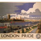 london pride VINTAGE travel poster FRANK MASON united kingdom 1946 20x30 HOT