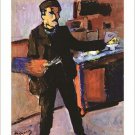 ANDRE DERAIN self portrait in studio VINTAGE ART POSTER new realism 20x30