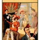 YOU DREAMT YOU WERE A HYPNOTIST vintage 1900 performing arts poster 20x30